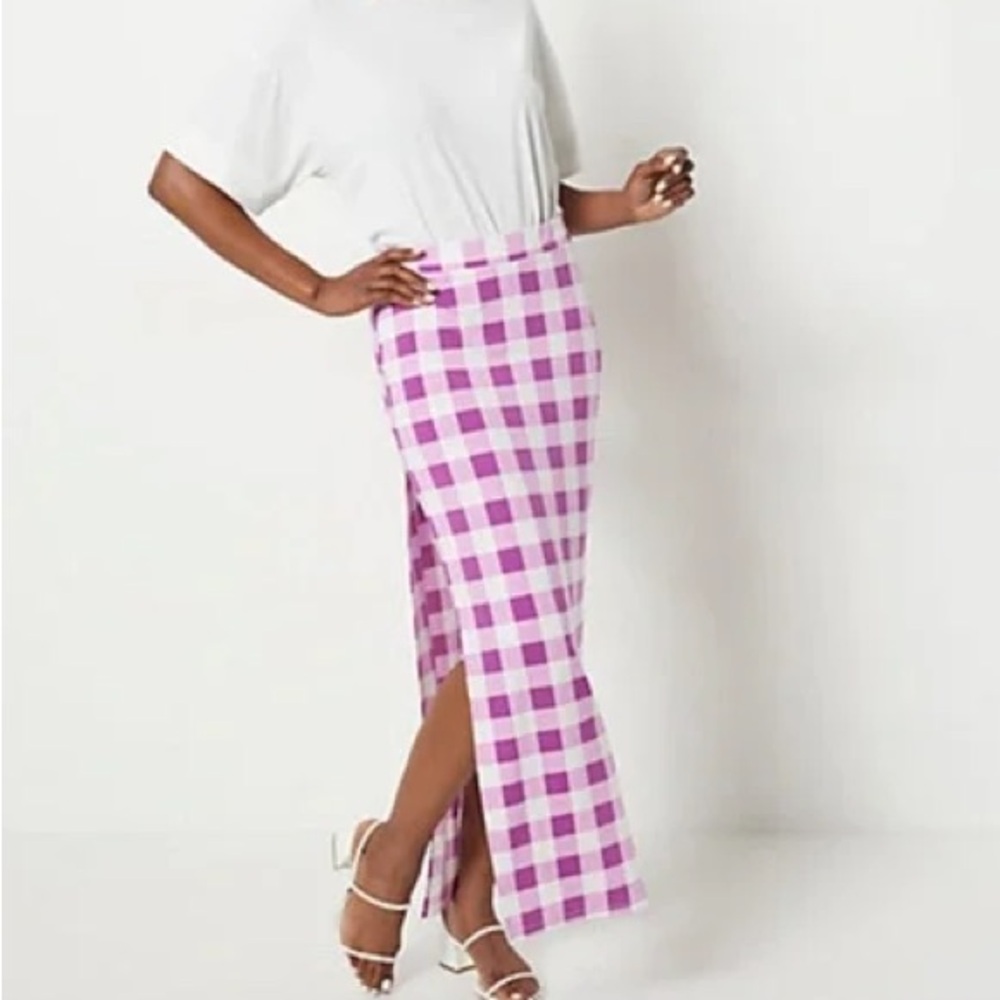 GIRL WITH CURVES Printed Knit Skirt A485730